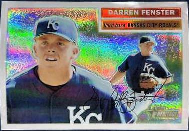 Darren Fenster #76 Baseball Cards 2005 Topps Heritage Chrome