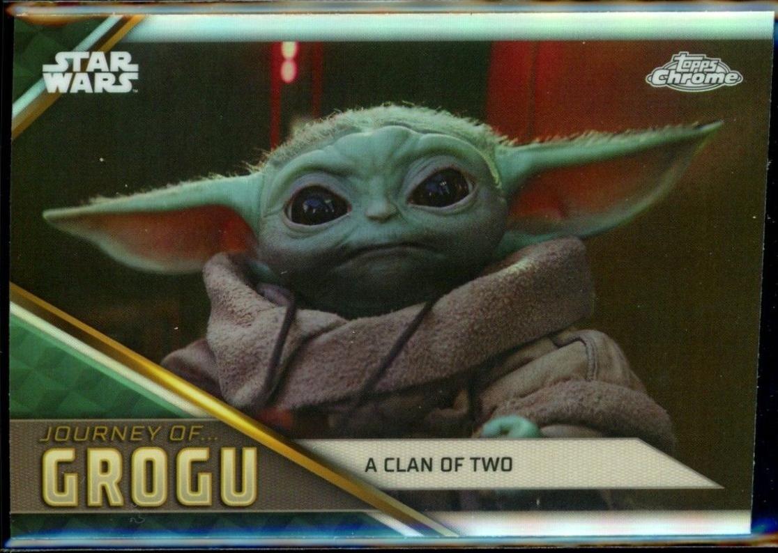 A Clan of Two #JG-8 Star Wars 2023 Topps Chrome Journey of Grogu