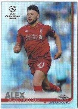 Alex Oxlade Chamberlain [Refractor] #20 Soccer Cards 2018 Topps Chrome UEFA Champions League