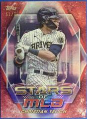 Christian Yelich [Red] #SMLB-11 Baseball Cards 2023 Topps Stars of MLB Prices