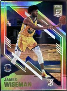 James Wiseman [Gold] #104 Basketball Cards 2020 Panini Donruss Elite