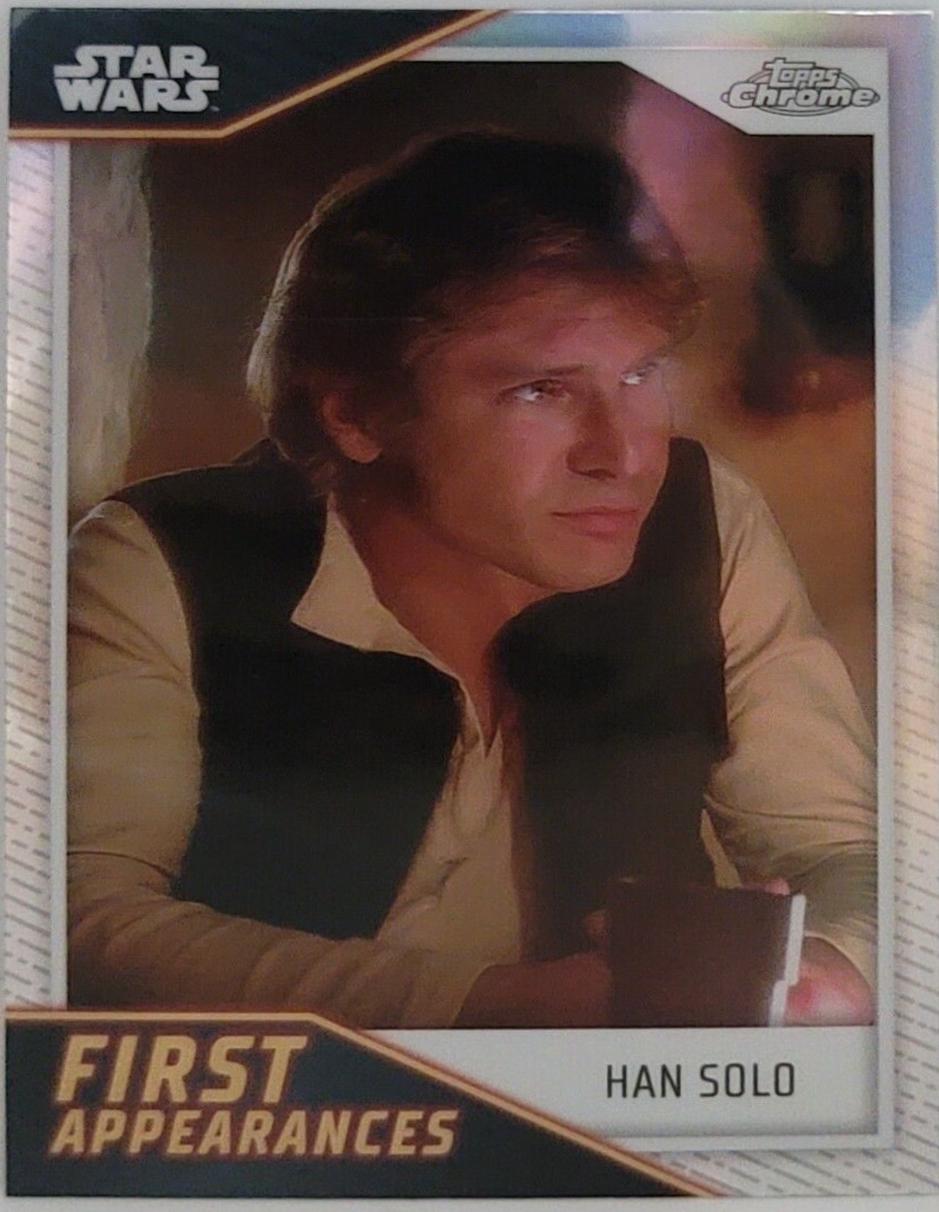 Han Solo #FA-3 Star Wars 2023 Topps Chrome First Appearance