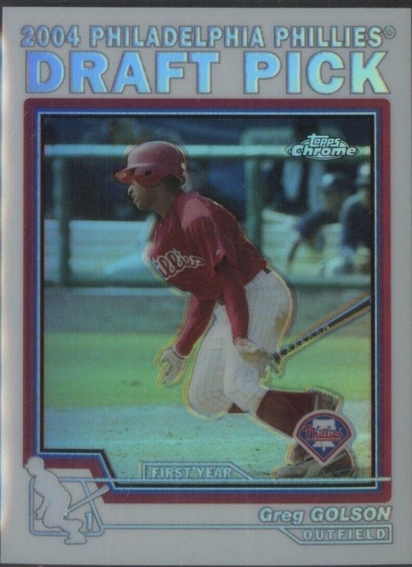 Greg Golson [Refractor] #T73 Baseball Cards 2004 Topps Chrome Traded