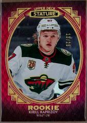 Kirill Kaprizov [Portrait Red] #102 Hockey Cards 2020 Upper Deck Stature Prices