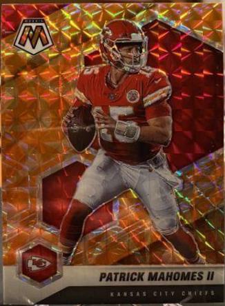 2021 Patrick Mahomes Holo Hereos and orange newest disco cards