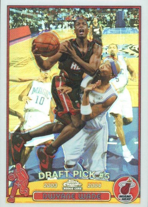 Dwyane Wade [Refractor] #115 Basketball Cards 2003 Topps Chrome