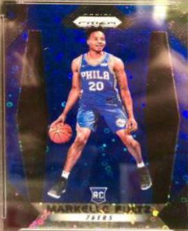 Markelle Fultz [Fast Break Prizm Blue] #1 Basketball Cards 2017 Panini Prizm