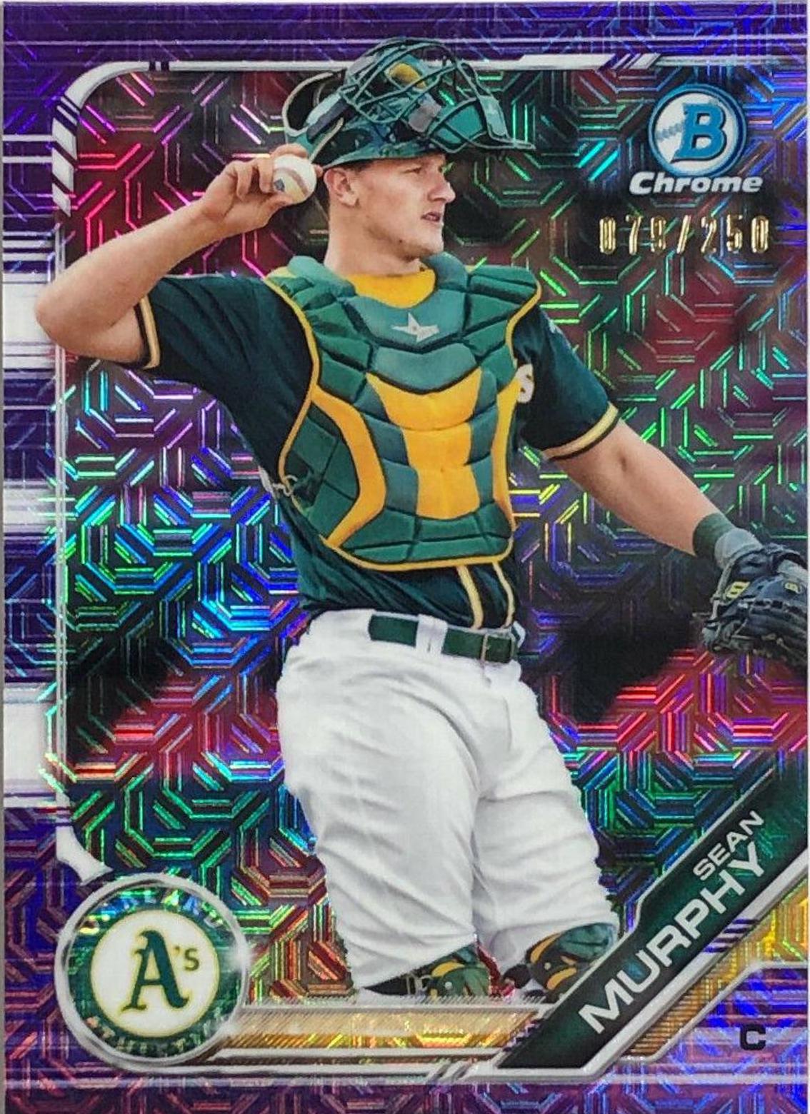 Sean Murphy [Purple Refractor] #BCP58 Baseball Cards 2018 Bowman Mega Box Chrome