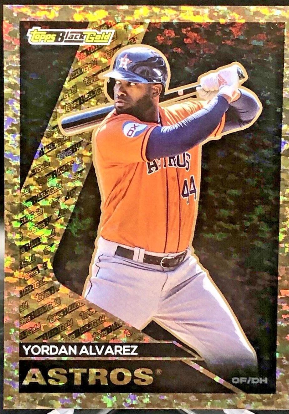 Yordan Alvarez [Gold] #BG-12 Baseball Cards 2023 Topps Update Black Gold