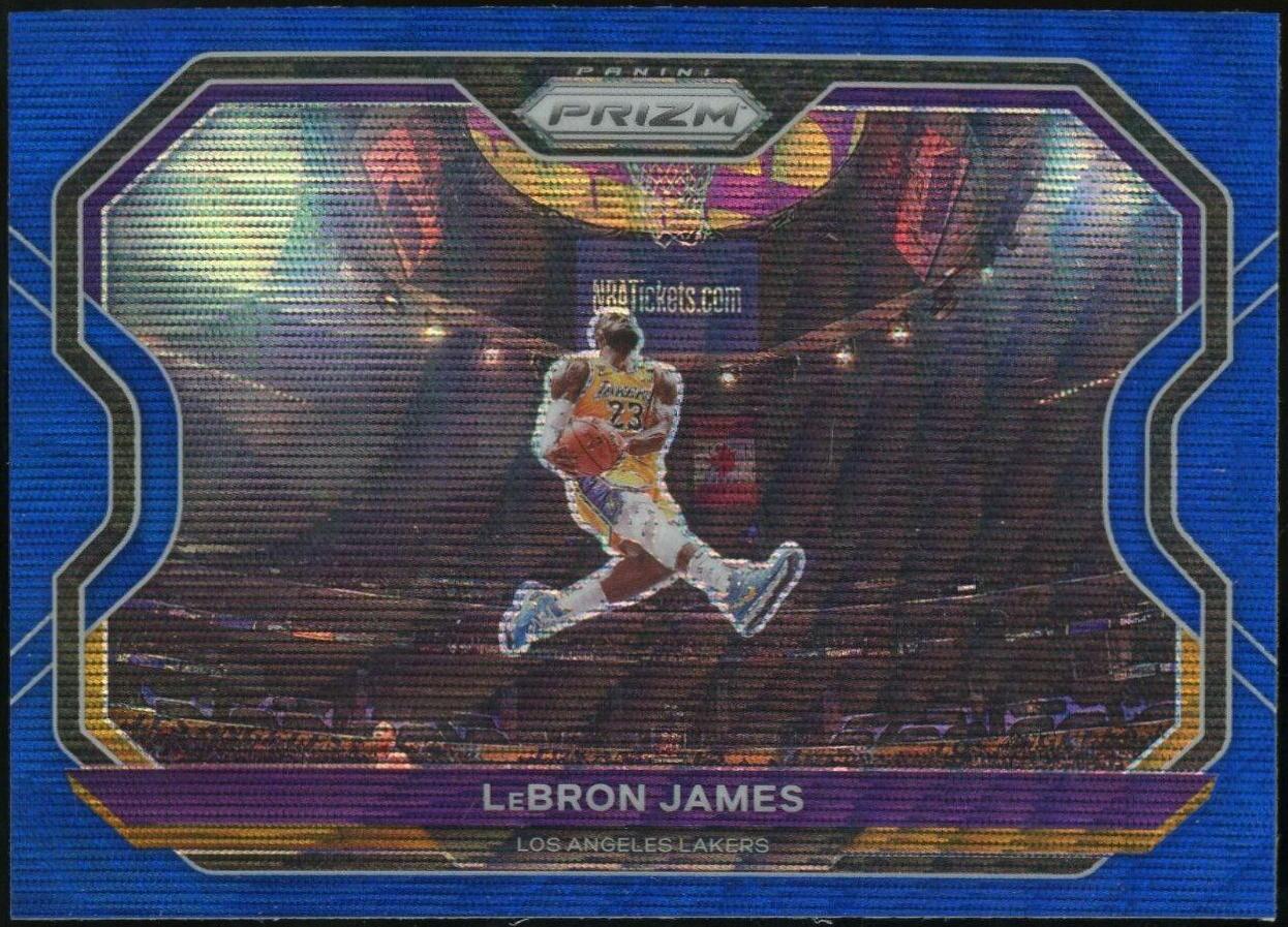 LeBron James [Blue Wave Prizm] #1 Prices | 2020 Panini Prizm | Basketball  Cards