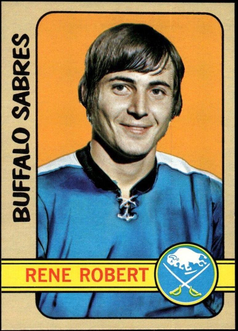 Rene Robert #161 Hockey Cards 1972 Topps