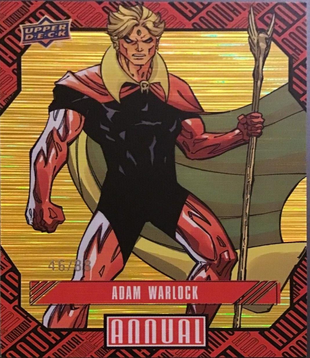 Adam Warlock [Gold] #2 Marvel 2023 Upper Deck Annual