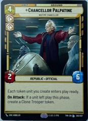 Chancellor Palpatine - Wartime Chancellor #203 Star Wars Unlimited: Twilight of the Republic Prices