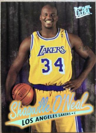 Shaquille O'Neal #55 Basketball Cards 1996 Ultra