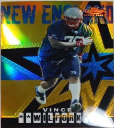 Vince Wilfork [Gold Refractor] #86 Football Cards 2004 Topps Finest