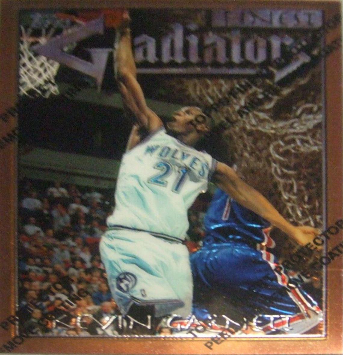 Topps finest hotsell 96-97 Kevin Garnett #66