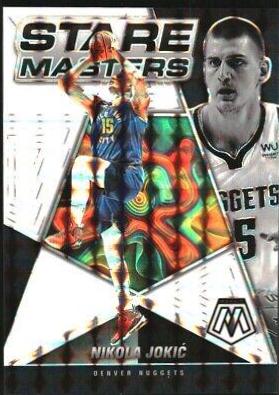 Nikola Jokic [White] #12 Basketball Cards 2021 Panini Mosaic Stare Masters