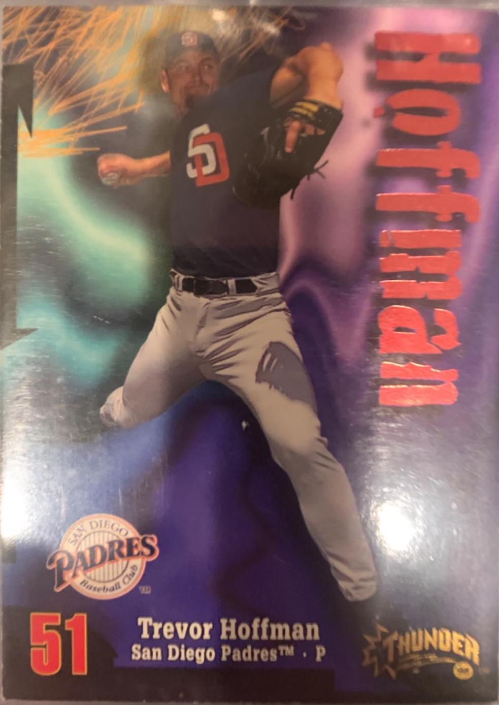 Trevor Hoffman #56 Baseball Cards 1998 Skybox Thunder