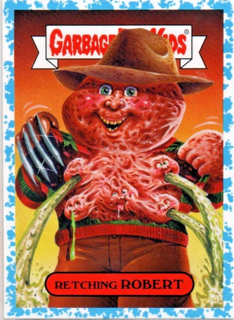 Retching ROBERT [Blue] #10a Garbage Pail Kids Revenge of the Horror-ible