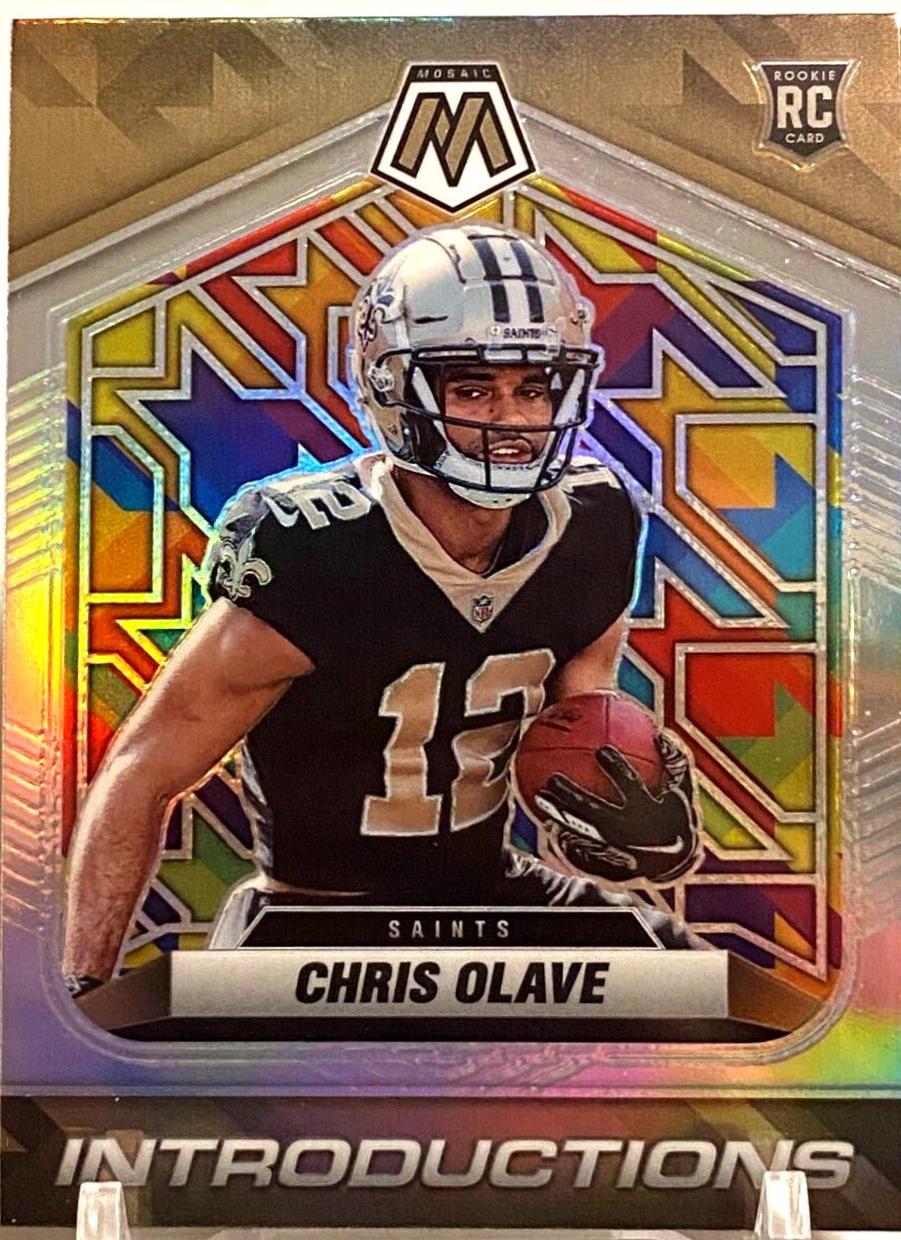 Chris Olave [Silver] #I-7 Football Cards 2022 Panini Mosaic Introductions