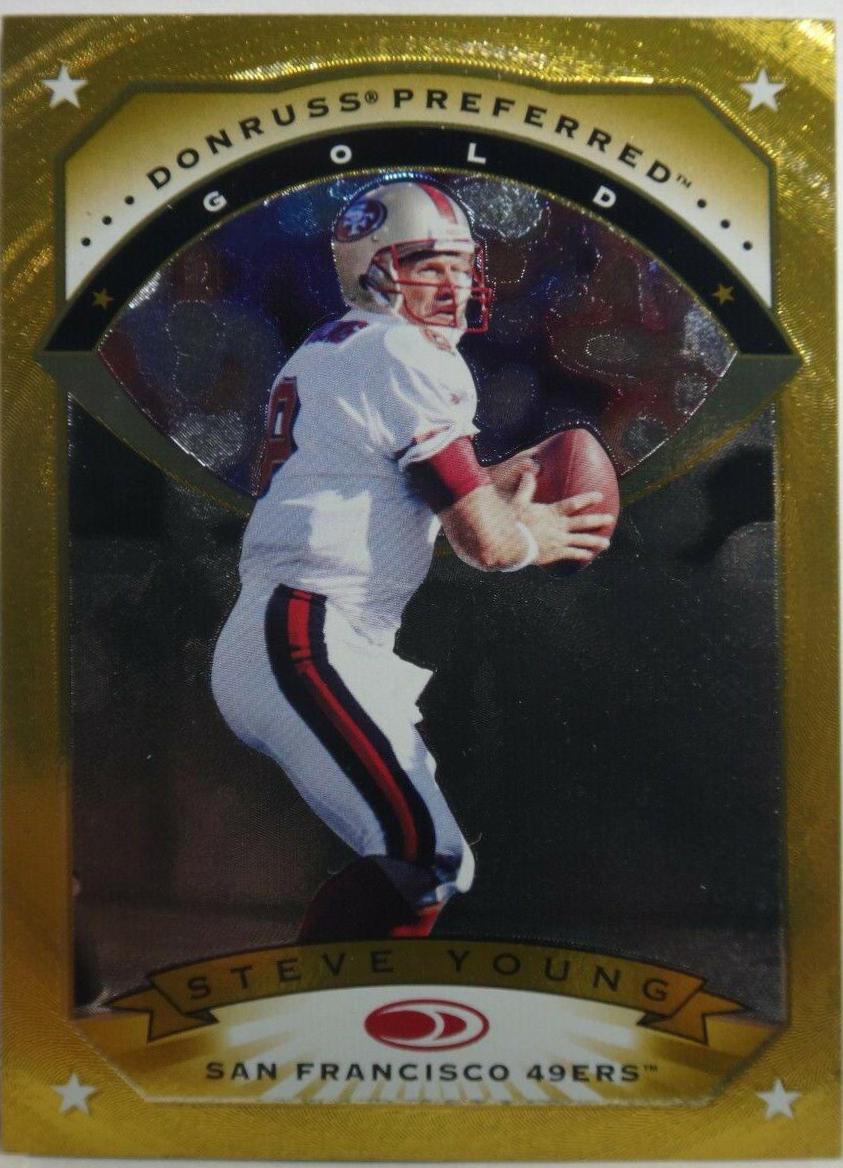 Steve Young #2 Football Cards 1997 Panini Donruss Preferred