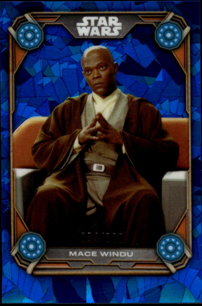 Mace Windu #JC-11 Star Wars 2024 Topps Chrome Sapphire Jedi High Council