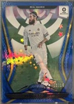 Sergio Ramos [Blue Astro] #9 Soccer Cards 2020 Panini Chronicles Certified La Liga