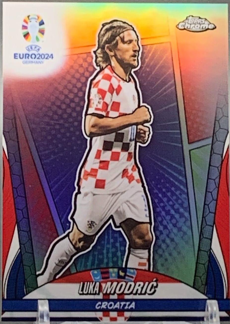 Luka Modric [Hero Variation] 10 Prices 2024 Topps Chrome UEFA Euro