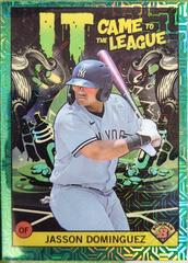 Jasson Dominguez [Green Refractor Mega Box Mojo] #ICFL-8 Baseball Cards 2022 Bowman Chrome It Came To The League Prices