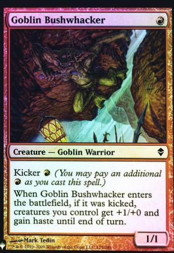 Goblin Bushwhacker [Foil] #125 Magic Mystery Booster