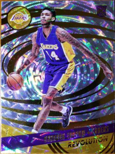 Brandon Ingram [Fractal] #118 Basketball Cards 2016 Panini Revolution