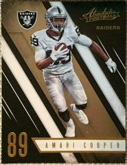 Amari Cooper #31 Football Cards 2016 Panini Absolute Prices