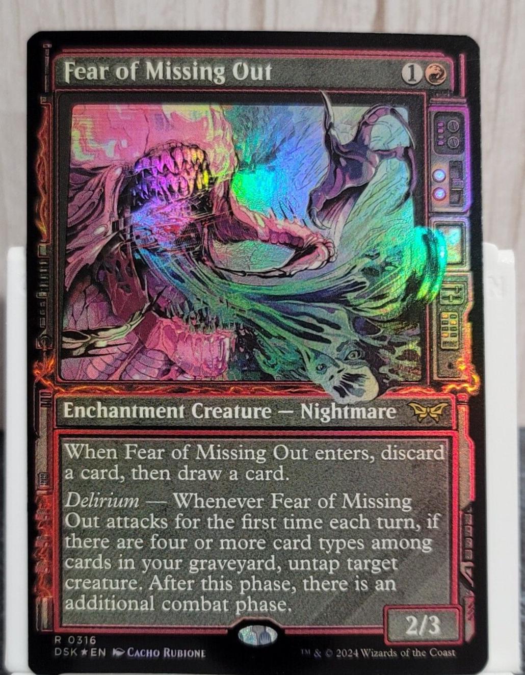 Fear of Missing Out [Foil] #136 Magic Duskmourn: House of Horror