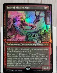 Fear of Missing Out [Foil] #136 Magic Duskmourn: House of Horror Prices