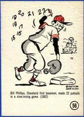 Bill Phillips #56 Baseball Cards 1963 Gad Fun Cards Prices