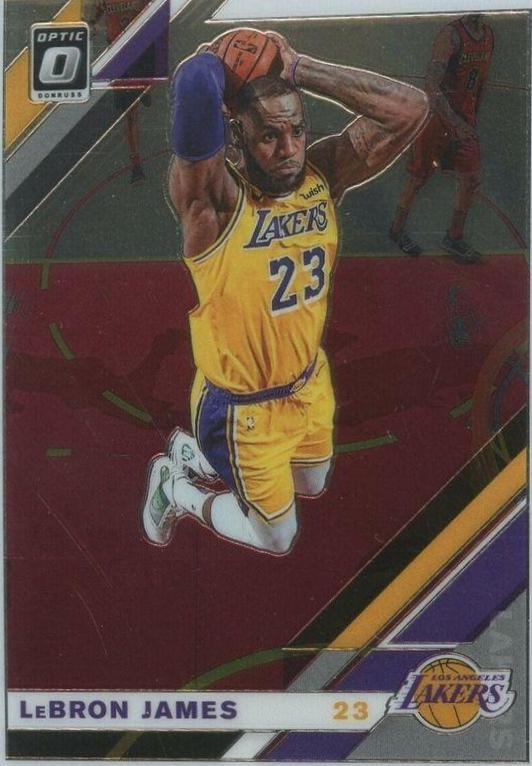 2020-21 Panini Donruss Clearly Basketball LeBron James Dominant