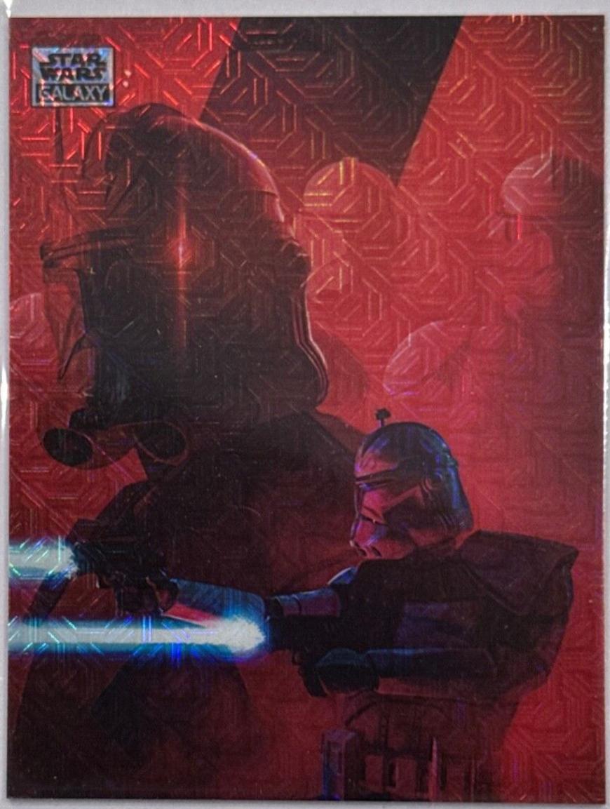 Following Orders [Mojo Refractor] 88 Prices Star Wars 2024 Topps