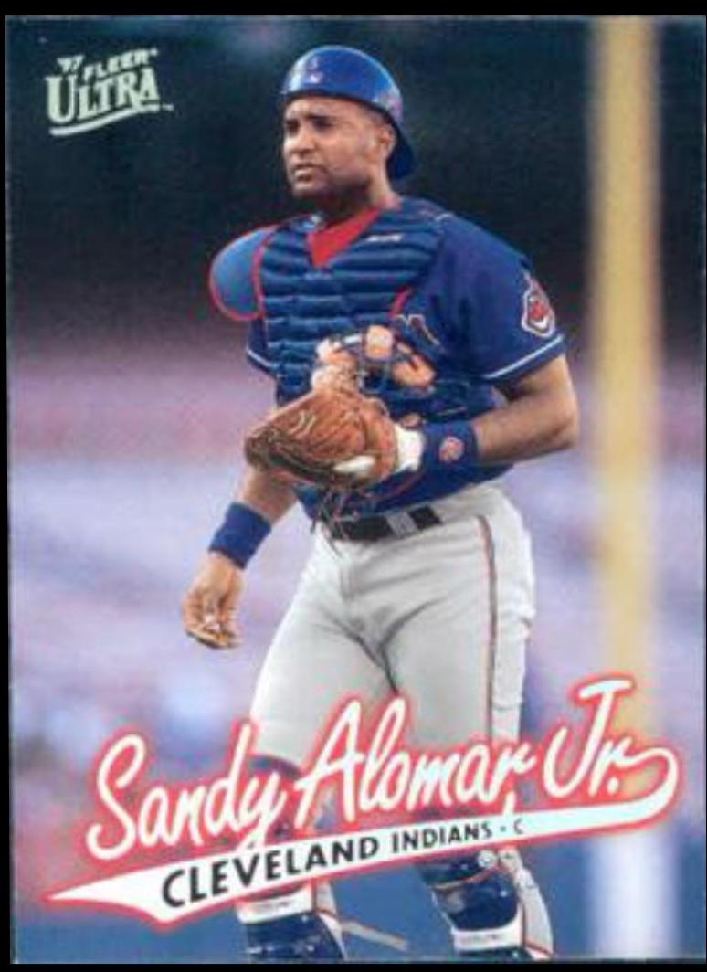 Sandy Alomar Jr #45 Baseball Cards 1997 Ultra