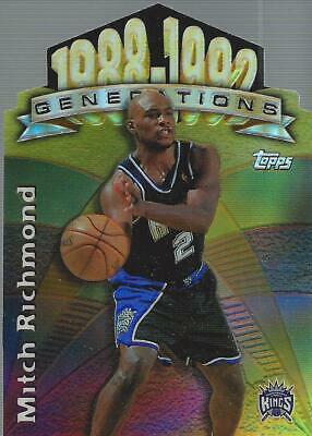 Mitch Richmond #G11 Basketball Cards 1997 Topps Generations