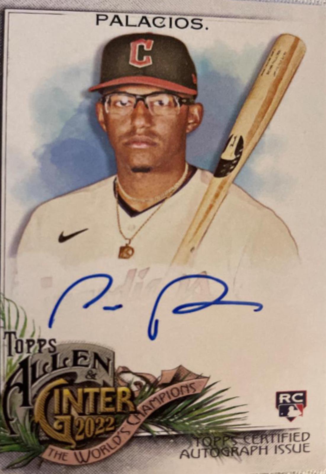 Richie Palacios #FA-RP Baseball Cards 2022 Topps Allen & Ginter Full Size Autographs