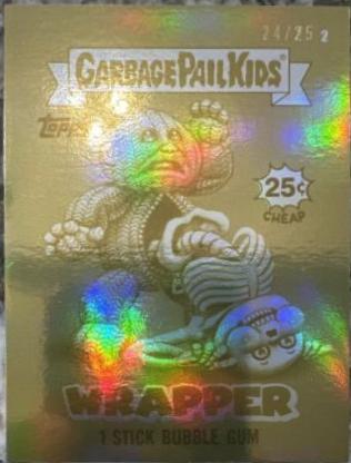 Wrapper [Gold] #24 Garbage Pail Kids 2024 Game Over