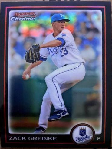 Zack Greinke #3 Baseball Cards 2010 Bowman Chrome