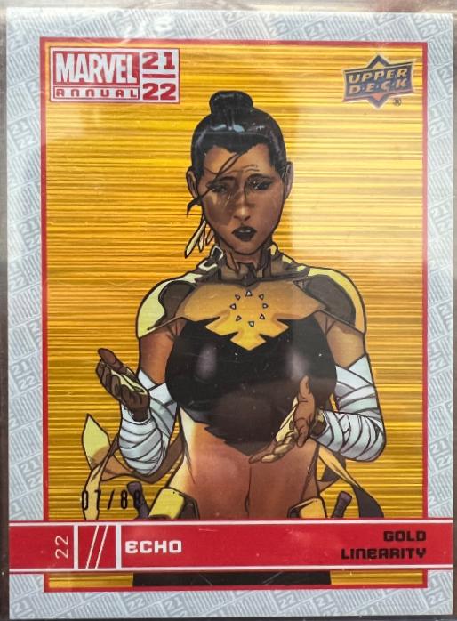 Echo [Gold Linearity] #22 Marvel 2021 Upper Deck Annual