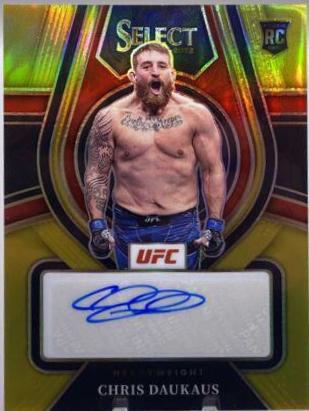 UFC Select Chris Daukaus Rookie Lot hot with Autos