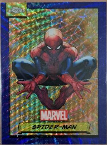 Spider-man [Blue Wave] #1 Marvel 2024 Topps Chrome