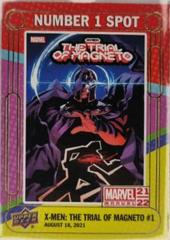 X-Men: The Trial of Magneto #N1S-3 Marvel 2021 Upper Deck Annual Number 1 Spot Prices