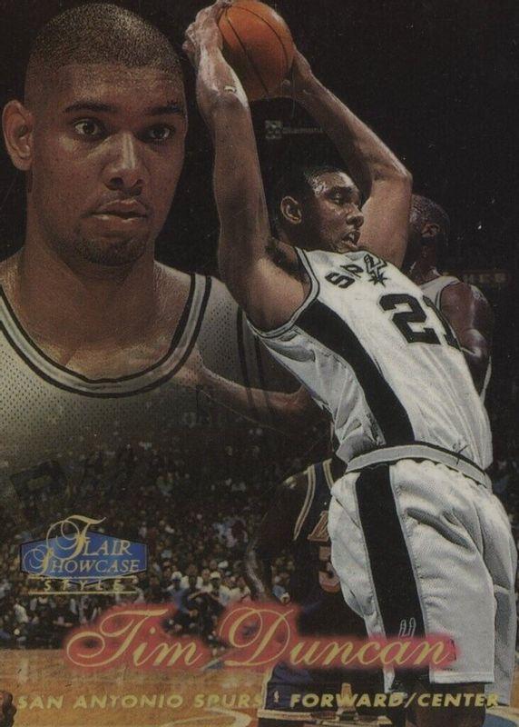 1997 Flair showcase outlet tim duncan rookie