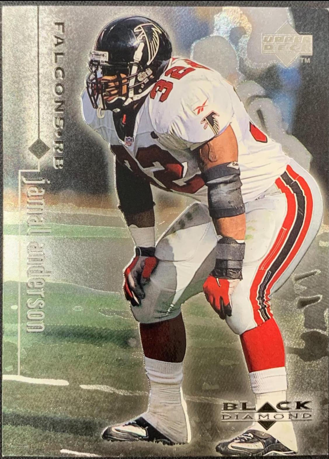 Jamal Anderson [Single] #4 Football Cards 1998 Upper Deck Black Diamond Rookies