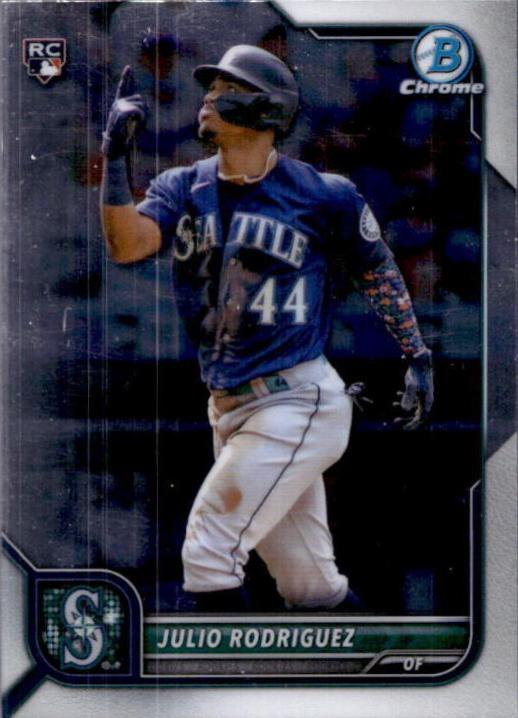 2022 Bowman Chrome Mojo Refractor #BCP-45 hotsell Julio Rodriguez Graded CGG 10 Gem Mint