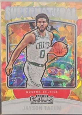 2020-21 Panini Contenders DP Jayson Tatum GT Variation Cracked Ice SGC 10 top #/23